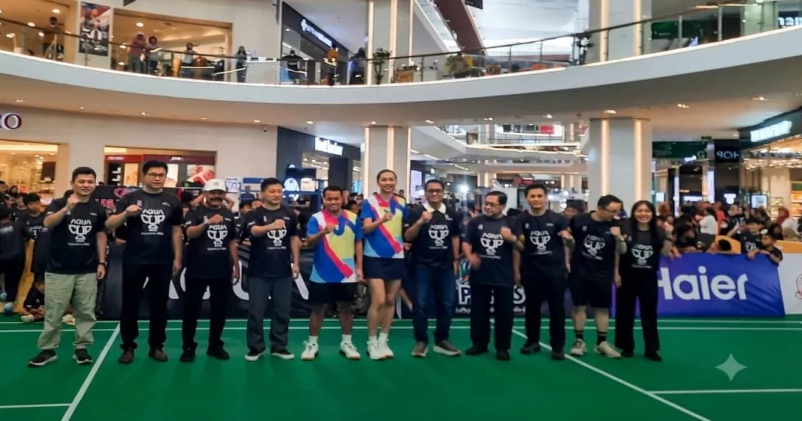 aqua cup badminton - ilustrasi berita AQUA Cup Badminton di Solo Hadirkan 219 Peserta dan Pameran Elektronik